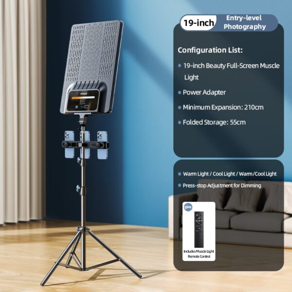 ست نور و سه پایه آرتاکو Light set and Artako tripod - Image 6