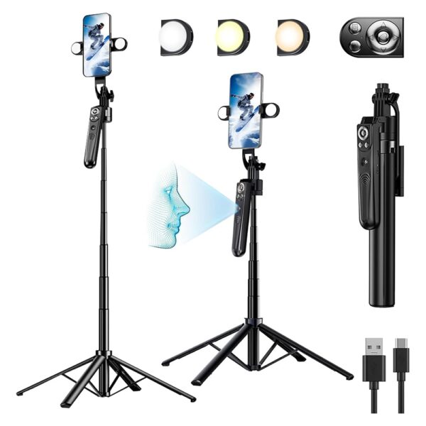 هولدر و سه پایه هوشمند 360 درجه برند آرتاکو 360 degree intelligent holder and tripod of RTAKO brand - Image 2