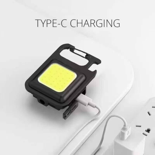 چراغ قوه و جاسوئیچی شارژی COB RECHARGEABLE KEYCHAIN LIGHT - Image 3