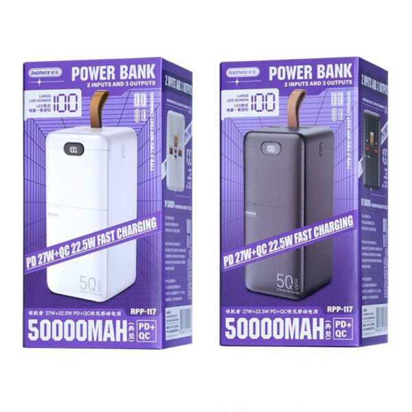 پاوربانک 50000 میلی‌ آمپر ریمکس مدل Remax 50000 Power Bank Model RPP_117 - Image 3