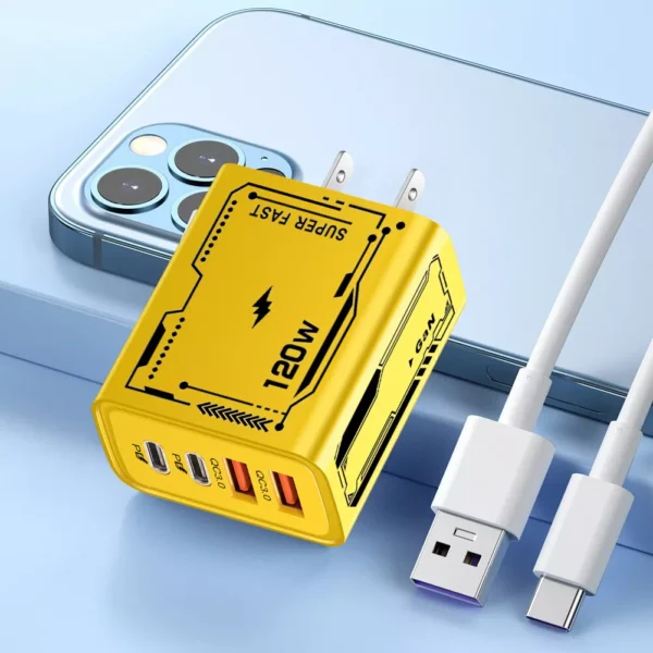 آداپتور 120 وات با 4 خروجی  Adapter 120W with 4 Outputs - Image 3