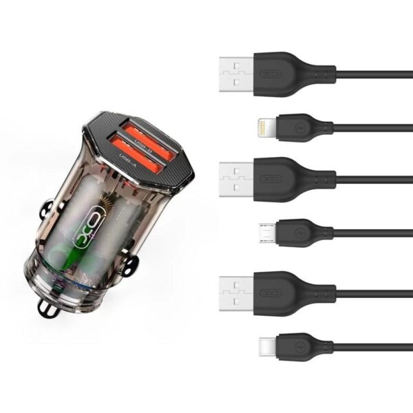 شارژر فندکی ایکس او مدل  CAR CHARGER SUIT XO-CC49 - Image 2