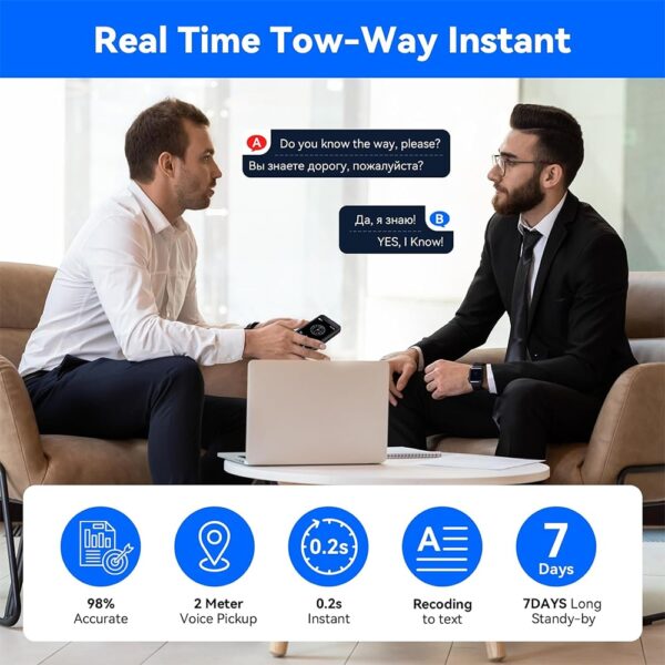 دستگاه مترجم زبان قابل حمل Portable language translator device A10 lite - Image 7