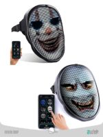 ماسک صورت LED پاور بانک دار Full Color LED Face Mask With Bluetooth and Powerbank - Image 7