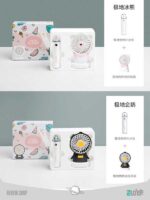 ست دستگاه مرطوب کننده صورت ریمکس REMAX RL-LF09 GIDDYO SERIES PORTABLE 2 IN 1 USB FAN + FACE HUMIDIFIER SET - Image 7