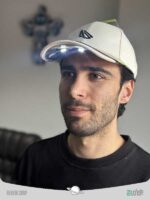 کلاه کمپینگ با چراغ ال ای دی Camping hat with LED light - Image 3