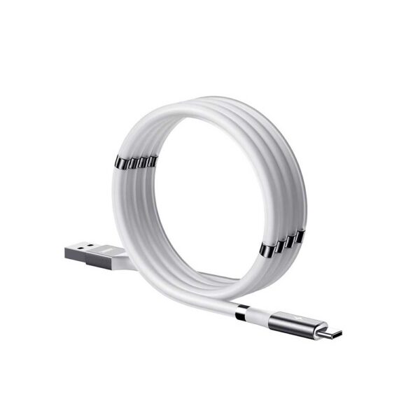 کابل شارژ مگنتی با کاور مات Magnetic Self Winding Cable - Image 3