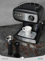 قهوه ساز برند نون همراه با نازل بخار (اسپرسو ساز)Noon brand coffee maker with steam nozzle (espresso maker) - Image 5