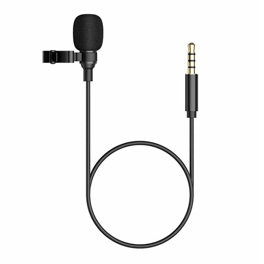 12189634 میکروفون 3.5 میلی متری گیره ای مینیسو livestreaming 3.5 mm on microphone miniso - Image 1