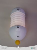 چراغ خواب سیلیکونی کرم شب تاب Cream silicone bedside lamp - Image 2