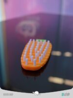 برس شستشو صیفی جات طرح هویج Carrot design vegetable washing brush - Image 6
