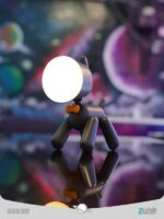 چراغ خواب کارتونی طرح سگ Dog Shape Night Light USB Rechargeable Table Lamp Cartoon - Image 15
