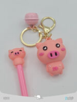ست جاسوئیچی و خودکار سیلیکونی keychain set with silicone pen - Image 3