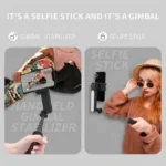 گیمبال و سه پایه  آرتاکو  RtakoMini Electric Gimbal Stabilizer Selfie Stick L09 - Image 8