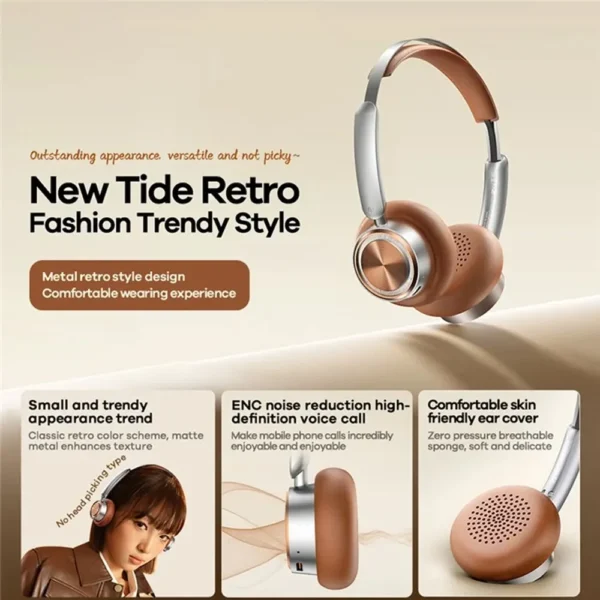 هدفون بی‌سیم ریمکس  REMAX  Wireless Headphones RB-830HB - Image 6