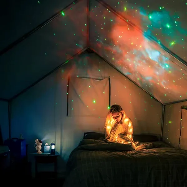 چراغ خواب کهکشانی با کوله Galaxy projector and night light - Image 5