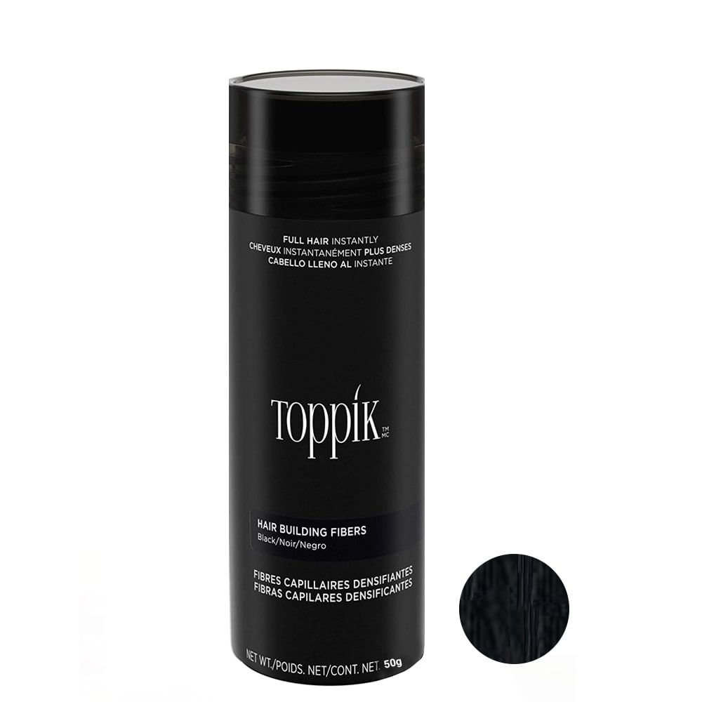 1251010051009a پودر پرپشت کننده مو تاپیک شماره 1 (Noier Black) بسته 50 گرمی - Image 1