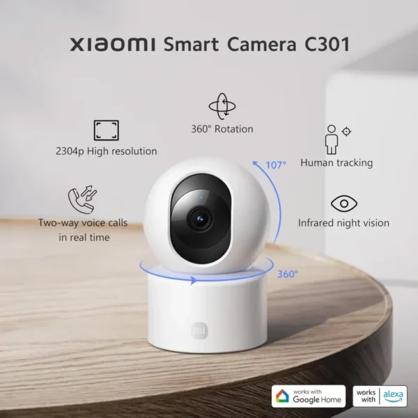 دوربین هوشمند شیائومی مدل Xiaomi Smart Camera C301 - Image 2