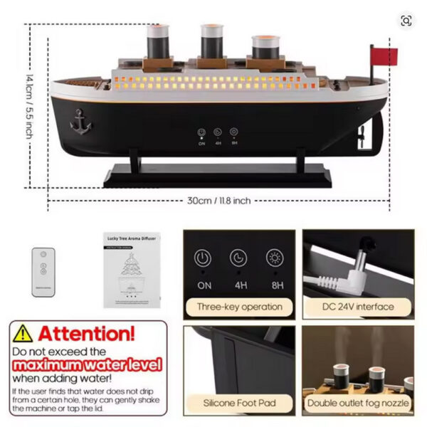 Humidifier With  Titanic Ship design - Image 6