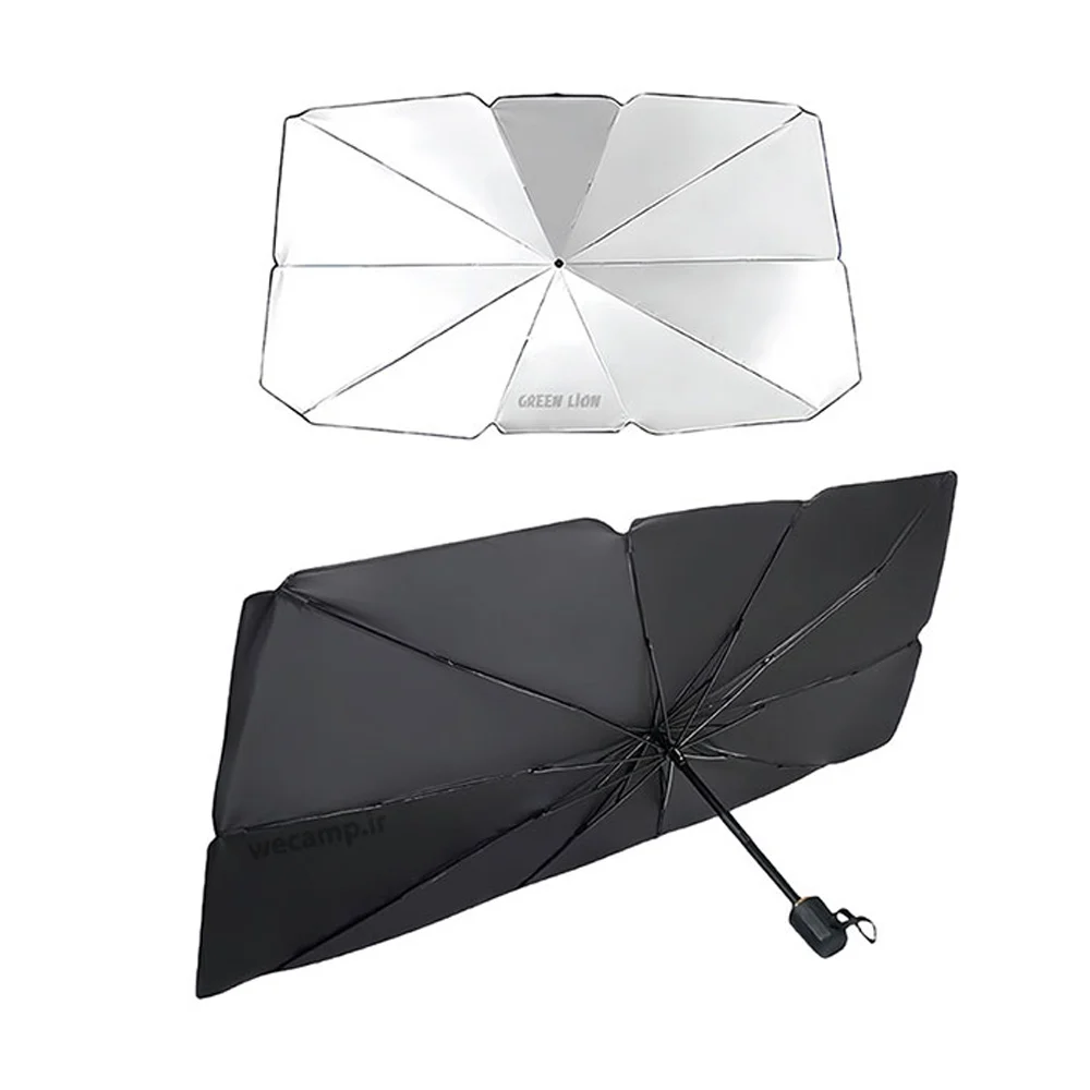 12973663 Green lion Car Windshield Sunshade Umbrella - Image 1