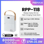 پاوربانک 80000 ریمکس مدل Power bank Remax RPP-118 - Image 2