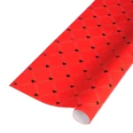 کاغذ کادو قلب طلاکوب striped gilded gift paper