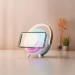 اسپیکر بلوتوثی وایرلس شارژ گرین لاین مدل اورانوس Green Lion Uranus Bluetooth Speaker with Table Lamp - Image 2