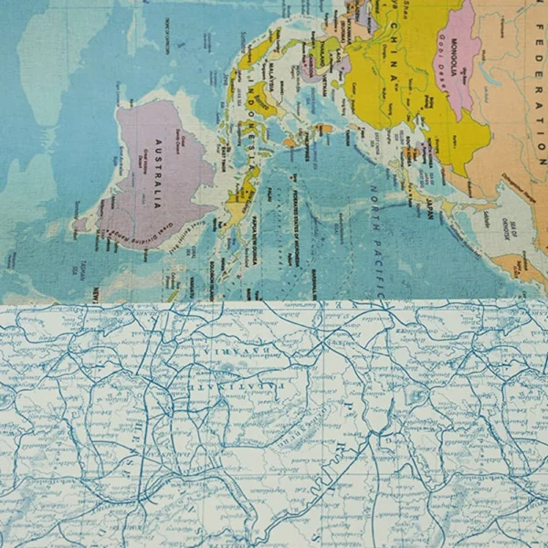 کاغذ کادو طرح کره زمین Earth design gift paper - Image 2