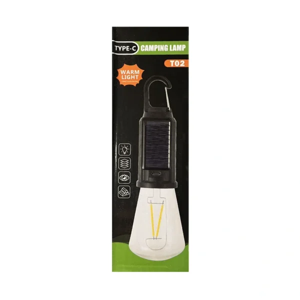 لامپ کمپینگ خورشیدی  solar camping lamp - Image 3
