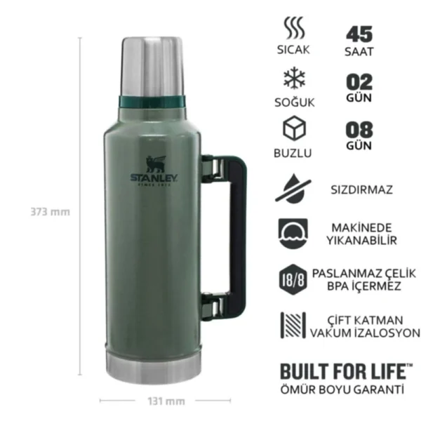 فلاسک  کلاسیک استنلی1.9 لیتری   Stanley Classic Vacuum Bottle 1.9L - Image 6