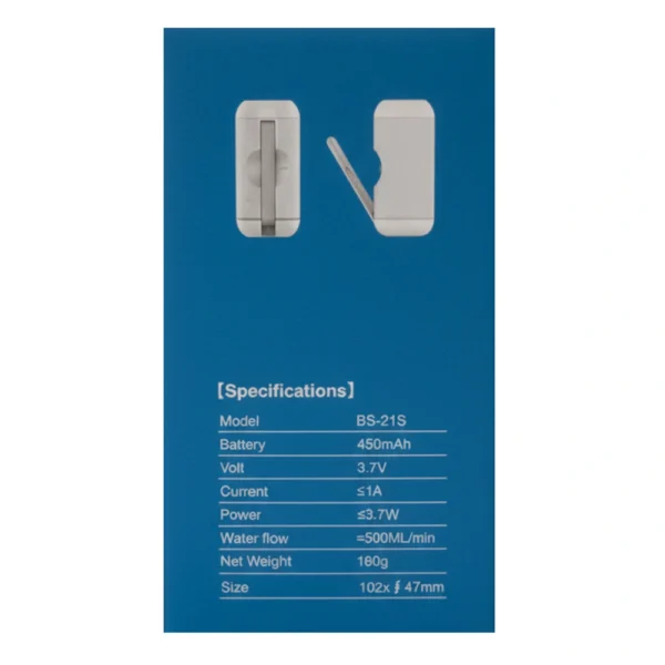 خودشور  شارژی مسافرتی برند بلو فایر مدل pocket travel bidet sprayer BLUE FIRE BS- 21s - Image 9