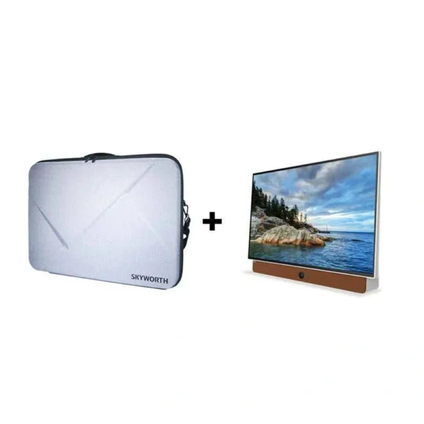 تلویزیون شارژی و  قابل حمل 24 اینچیRechargeable 24 Inch LED FHD Android Portable TV by Skyworth - Image 3