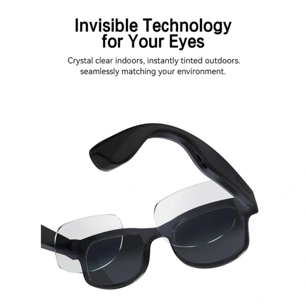 عینک هوشمند دوربین دار مجهز به هوش مصنوعی  Smart Glasses Camera Bluetooth Call AI Translation Aimb-G2 - Image 3