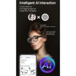 عینک هوشمند دوربین دار مجهز به هوش مصنوعی  Smart Glasses Camera Bluetooth Call AI Translation Aimb-G2 - Image 7