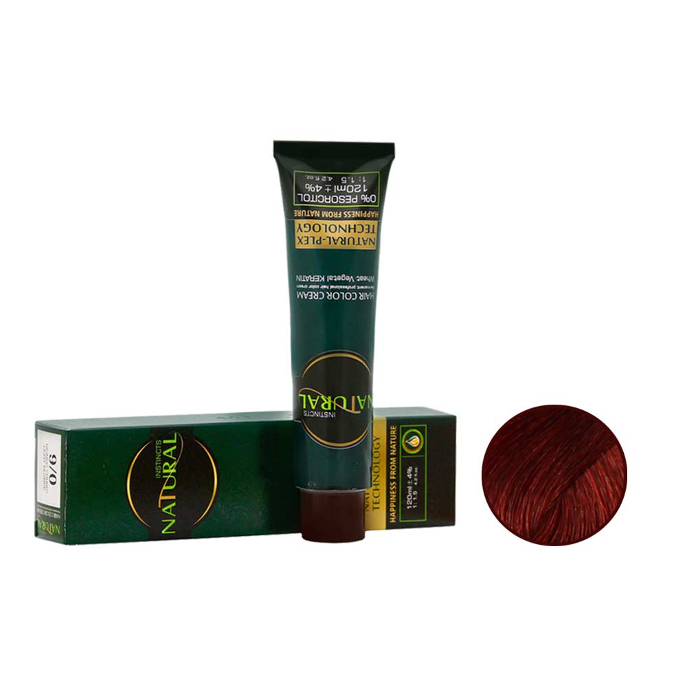 15260 رنگ مو نچرال شماره 6-5 حجم 120 میل رنگ قرمز گیلاسی - Image 1