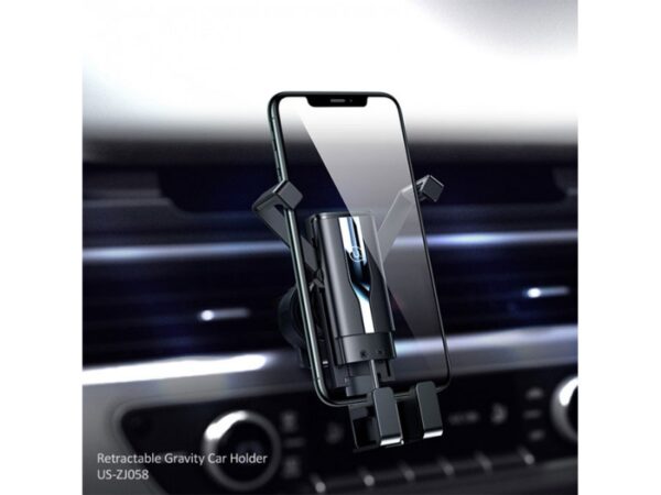 پایه نگهدارنده گوشی یوسامز Usams US-ZJ058 Retractable Gravity Car Holder - Image 6