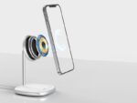 استند شارژر وایرلس بیسوس Baseus Swan Magnetic Desktop Bracket Wireless Charger - Image 8