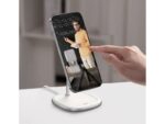 استند شارژر وایرلس بیسوس Baseus Swan Magnetic Desktop Bracket Wireless Charger - Image 11