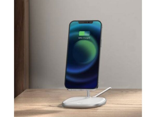 استند شارژر وایرلس بیسوس Baseus Swan Magnetic Desktop Bracket Wireless Charger - Image 7