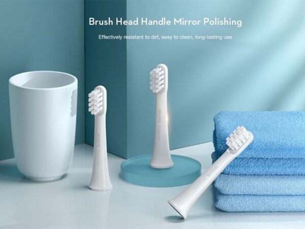 سری یدک مسواک برقی شیائومی 3 تایی Xiaomi Mijia MBS302 Toothbrush Head for T100 Electric - تصویر 2