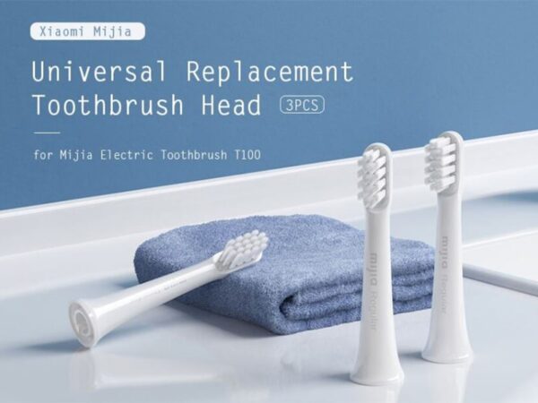 سری یدک مسواک برقی شیائومی 3 تایی Xiaomi Mijia MBS302 Toothbrush Head for T100 Electric - تصویر 11
