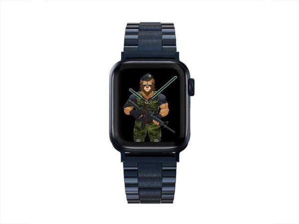 بند فلزی اپل‎ واچ 42 و 44 میلی‌متر گرین Green Apple Watch 42/44mm Metallic Grande Strap - Image 3