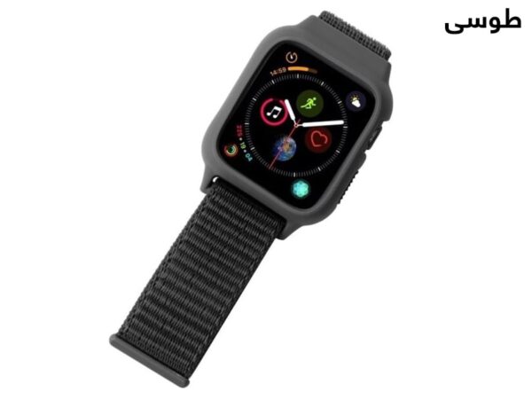 بند نایلونی اپل واچ سری 3/4/5 سایز 42/44 میلی متر پورودو Porodo iGuard Apple Watch 3/4/5 42/44mm Strap + ShockProof Case - Image 10