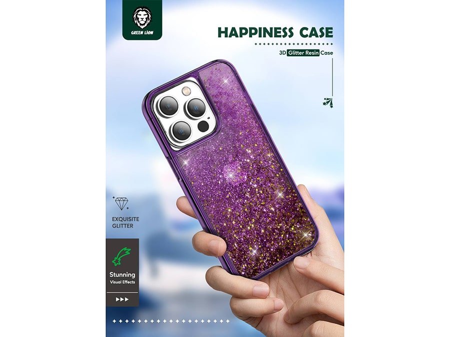 340049.jpg قاب آکواریومی آیفون 14 پرو گرین Green iPhone 14 Pro Aquarium Happiness Case - تصویر 1