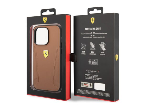 قاب چرمی آیفون 14 پرو مکس طرح فراری CG Mobile iphone 14 Pro Max Ferrari Leather Case - تصویر 7