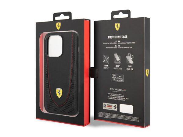 قاب چرمی مگ سیف آیفون 14 پرو طرح فراری CG Mobile iphone 14 Pro Ferrari Magsafe Leather Case - تصویر 4