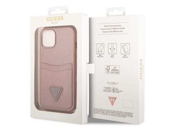 قاب چرمی جاکارتی دار آیفون 14 پلاس CG Mobile iphone 14 Plus Guess Leather Case - تصویر 16