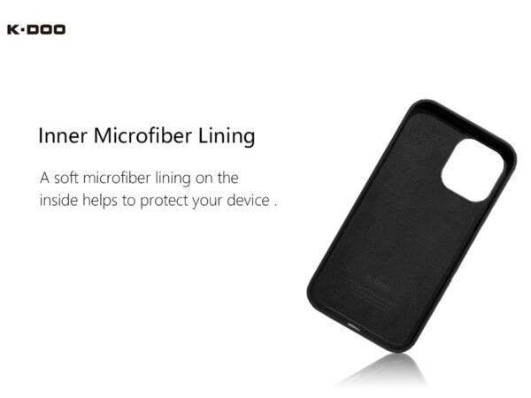 قاب چرمی آیفون 14 پلاس Kzdoo iphone 14 Plus Noble Case - تصویر 3