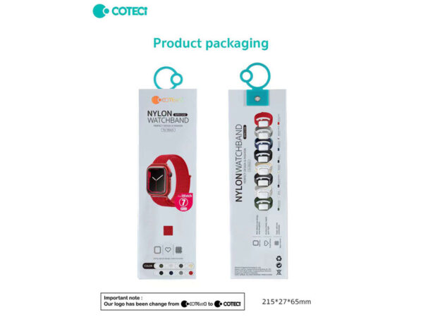 بند اپل واچ سری4-6/SE اس ای سایز 44 میلی متری کوتتسی Coteetci W77 nylon integrated case strap 44mm 21020 - Image 2