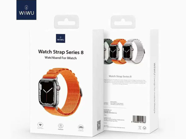 بند اپل واچ  42، 45،44 و 49 میلی‌متری سری 8 ویوو wiwu Nylon Watch Band Apple Watch 42/44/45/49 - Image 8